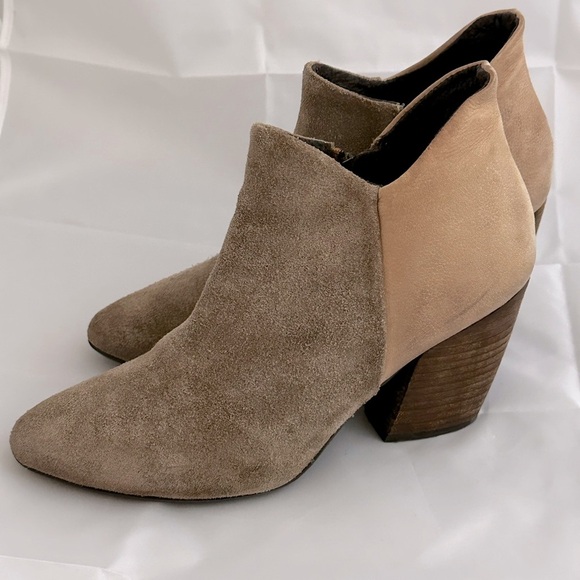 Diba True | Leather - Suede Booties | 7 - Picture 4 of 9